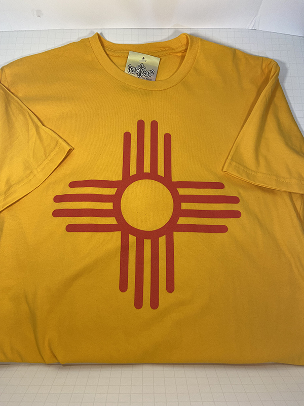 T-shirt with The New Mexico State Symbol, the Zia