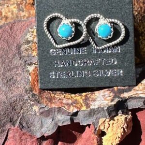 HEART POST EARRINGS