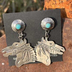 HORSE HEAD EARRINGS