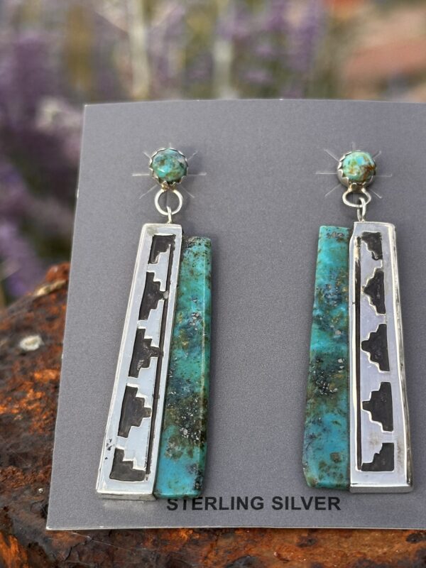 TURQUOISE POST EARRINGS