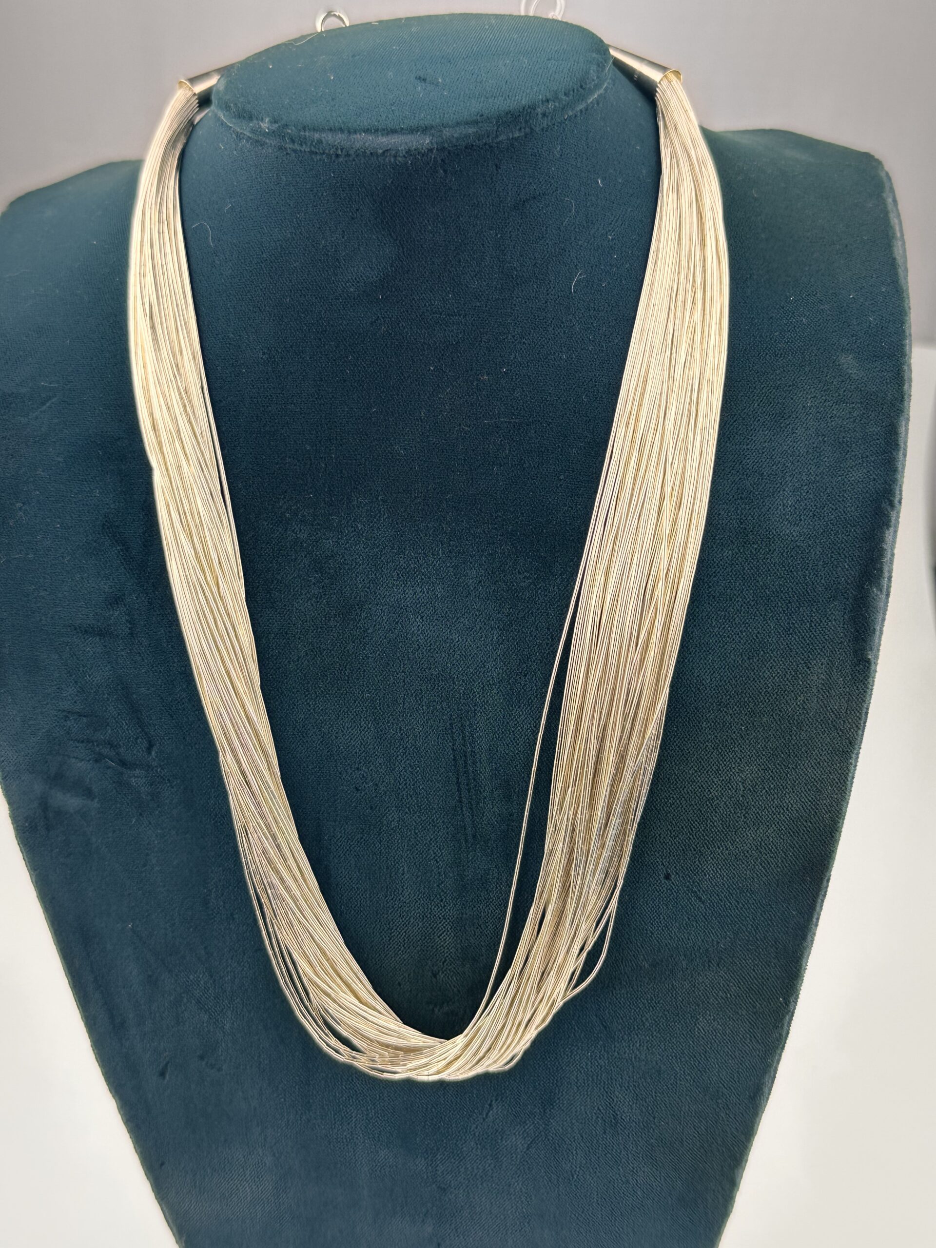 LIQUIS SILVER NECKLACE 50 STRAND