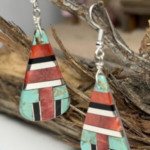 MOSAIC TURQUOISE EARRINGS