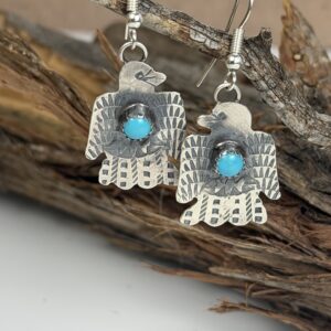 STERLING SILVER EAGLE EARRINGS