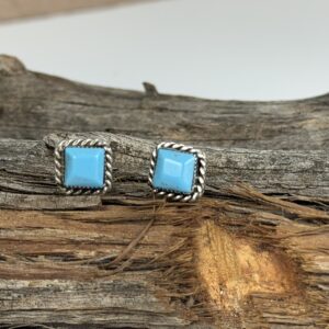 TURQUOISE POST EARRINGS